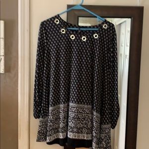 Black and white Dress shirt. Worn once.